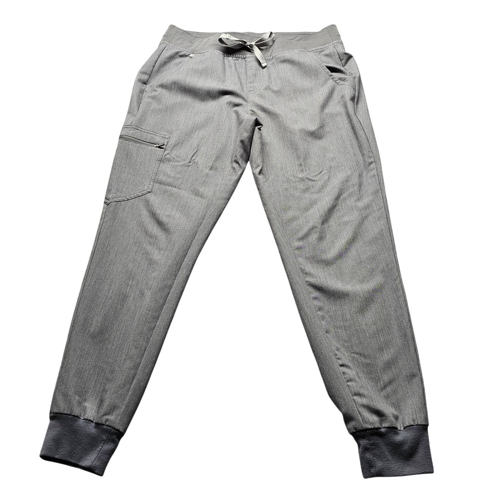 FIGS Technical Collection Jogger Scrub Pants Womens M Gray Medical W18SW2005